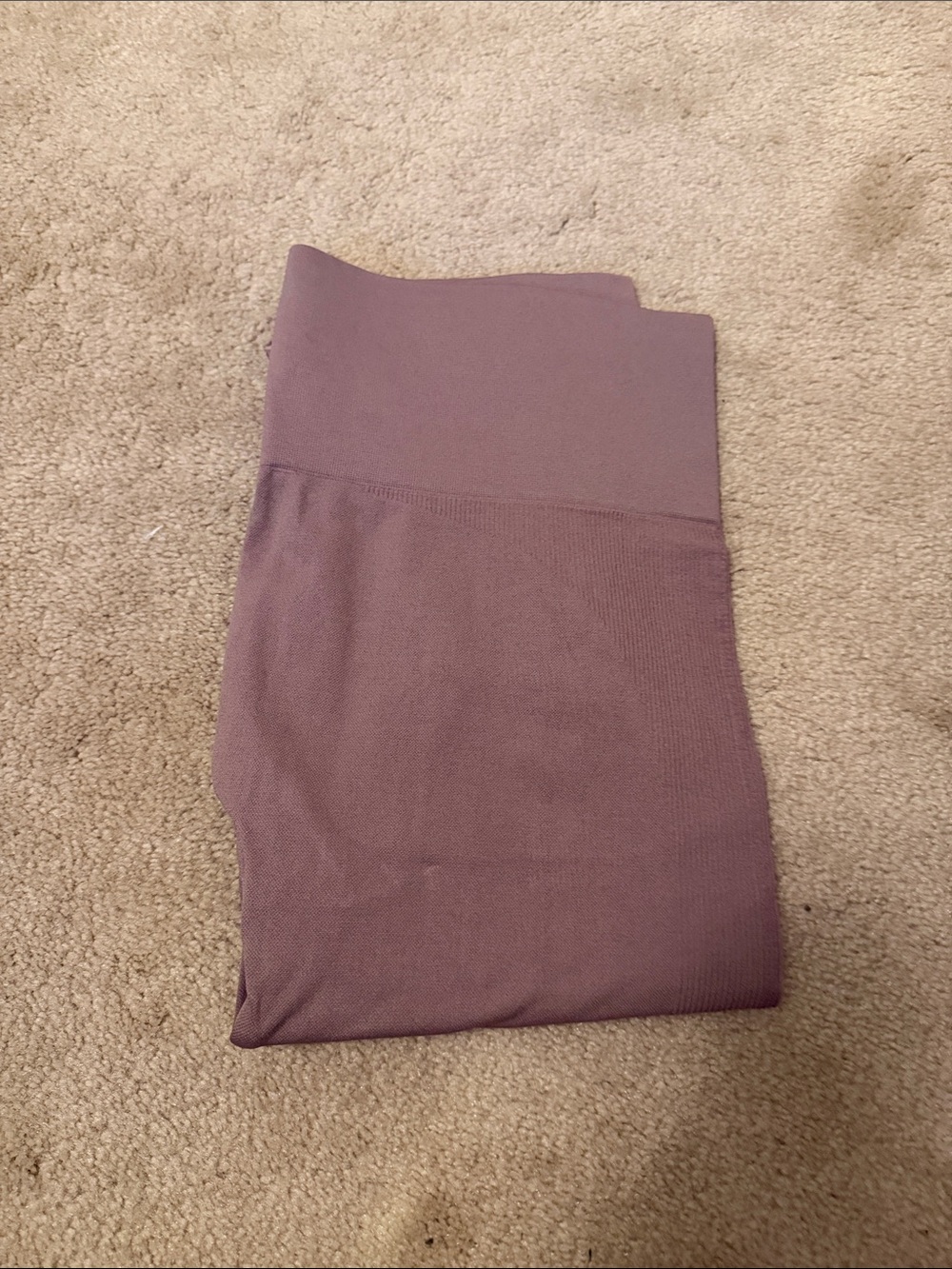 High-Waist Seamless Leggings in Mauve